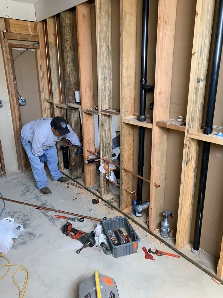 Commercial rough-in plumbing for Water Heater Replacement in Welches